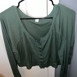 BUNDLE of 4 Old Navy Active Varying Styles Long Sleeve Ribbed Tops